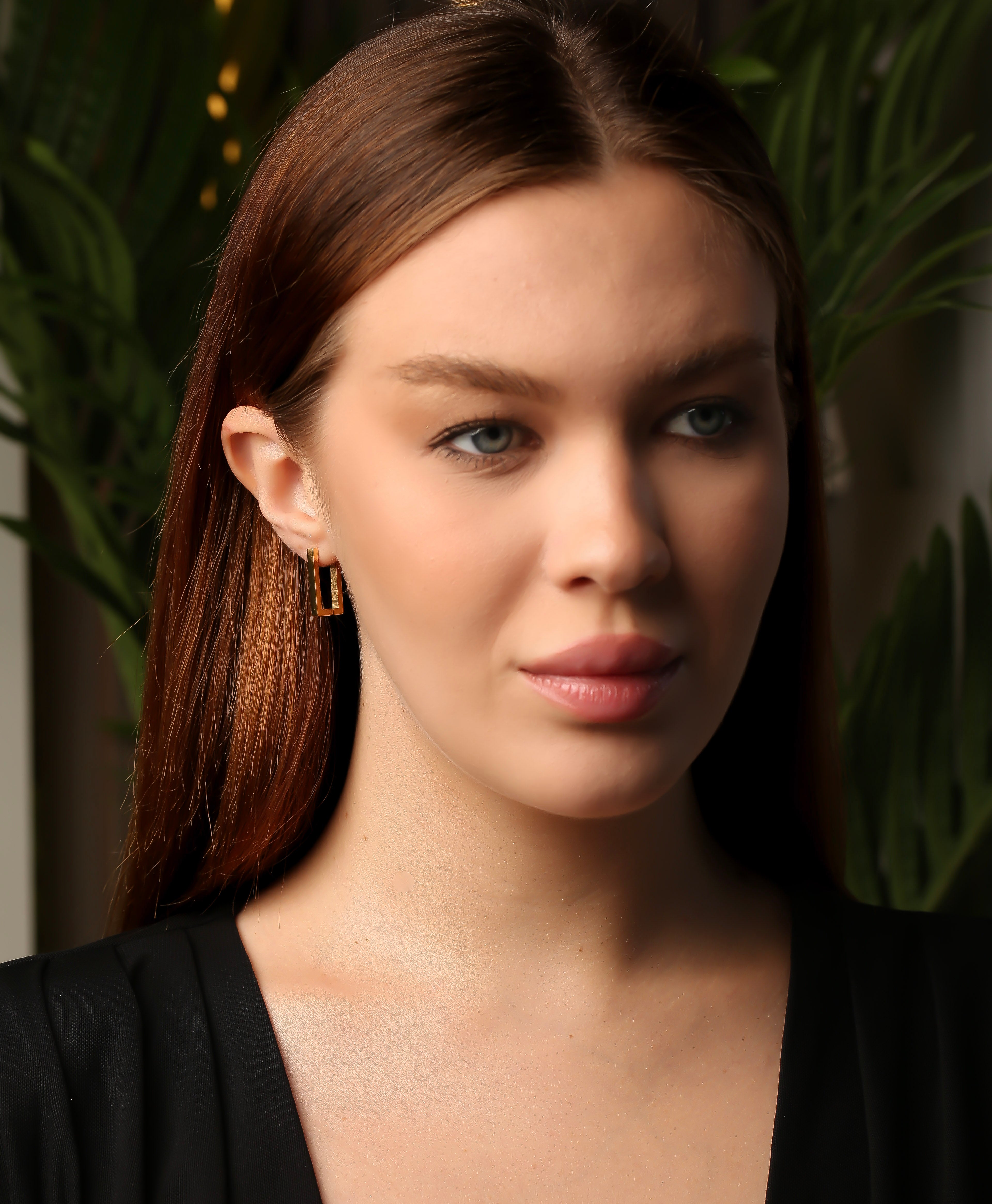 Rectangle Earrings